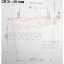 Levegőszűrő-SPORT fémhálós CR-34 54mm