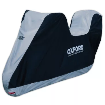   Motortakaró ponyva XL méret -csomagtartó dobozos motorhoz- Oxford AQUATEX - XL (277x104x141 cm)