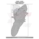 Plexi-szélvédő TARTÓ Honda CBR 600 F (11-13) GIVI