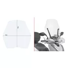 Plexi-szélvédő HONDA SH 125i-150i (2017-2019) GIVI - a gyári tartóra