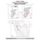 Plexi-szélvédő TARTÓ Honda PCX 125 (2018-2020) GIVI