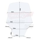 Plexi-szélvédő HONDA Forza 125-300 (19-20) GIVI