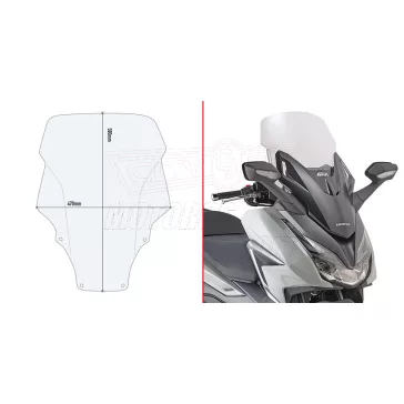 Plexi-szélvédő HONDA Forza 125/350 (2021-2026) GIVI