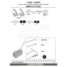 Plexi-szélvédő TARTÓ HONDA PCX 125 (21>24) GIVI