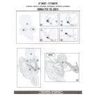 Plexi-szélvédő TARTÓ HONDA PCX 125 (21>24) GIVI