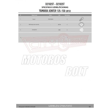 Plexi-szélvédő Yamaha Xenter 125-150 (12-18), MBK OCEO 125-150 (12-14) GIVI