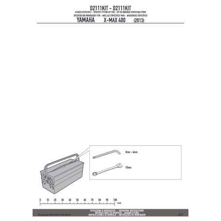 Plexi-szélvédő TARTÓ YAMAHA X-MAX 125-250 (14-17) / X-MAX 400 (13-16), MBK EVOLYS 125-250 (14-17), MBK SKYLINER 125-250 (14) GIVI