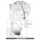 Plexi-szélvédő TARTÓ YAMAHA X-MAX 125-250 (14-17) / X-MAX 400 (13-16), MBK EVOLYS 125-250 (14-17), MBK SKYLINER 125-250 (14) GIVI