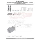 Plexi-szélvédő TARTÓ MBK Tryptik 125 (2014-2017) / YAMAHA TRICITY 125-155 (2014-2024) GIVI