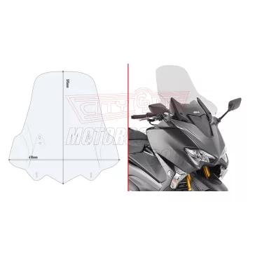 Plexi-szélvédő YAMAHA T-Max 530 (2017-2018) GIVI