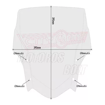   Plexi-szélvédő YAMAHA Ténéré 700 (2019-2020) / YAMAHA Ténéré 700 (2021-2024) GIVI