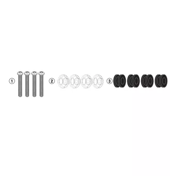 Plexi-szélvédő TARTÓ Yamaha N-Max 125-155 (21-24) GIVI