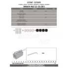 Plexi-szélvédő TARTÓ Yamaha N-Max 125-155 (21-24) GIVI