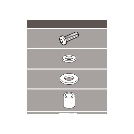 Plexi-szélvédő TARTÓ Suzuki DL 650 V-Strom L2-L3-L4-L5-L6 (11-16) GIVI