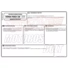 Plexi-szélvédő TARTÓ Honda Forza 250 X / EX (08-12) GIVI