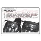 Plexi-szélvédő Yamaha T-Max 500 (08-11) GIVI