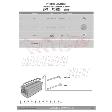   Plexi-szélvédő TARTÓ BMW R 1200 GS (13-18) / BMW R 1200 GS ADVENTURE (14-18) GIVI