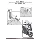 Plexi-szélvédő BMW C 650 Sport (2016-2020) GIVI