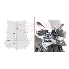   Plexi-szélvédő BMW F 750 GS (2018-2023) / BMW F 850 GS (2018-2023) GIVI