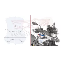   Plexi-szélvédő BMW F 750 GS (2018-2023) / BMW F 850 GS (2018-2023) GIVI