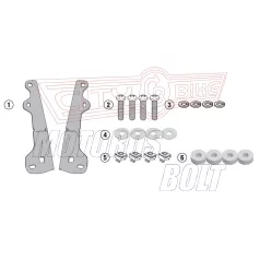   Plexi-szélvédő TARTÓ BMW F 750 GS (2018-2020) (2021-2023) GIVI