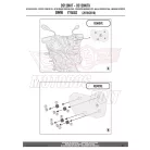 Plexi-szélvédő TARTÓ BMW F 750 GS (2018-2020) (2021-2023) GIVI