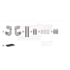 Plexi-szélvédő TARTÓ BMW C 400 X (2019-2024) GIVI