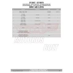 Plexi-szélvédő TARTÓ BMW C 400 X (2019-2024) GIVI