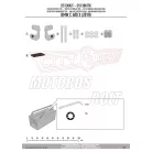 Plexi-szélvédő TARTÓ BMW C 400 X (2019-2024) GIVI