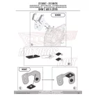 Plexi-szélvédő TARTÓ BMW C 400 X (2019-2024) GIVI