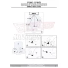 Plexi-szélvédő TARTÓ BMW C 400 X (2019-2024) GIVI