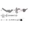 Plexi-szélvédő TARTÓ BMW R 1250 GS (19 > 23)/ BMW R 1250 GS ADVENTURE (19 > 24) GIVI