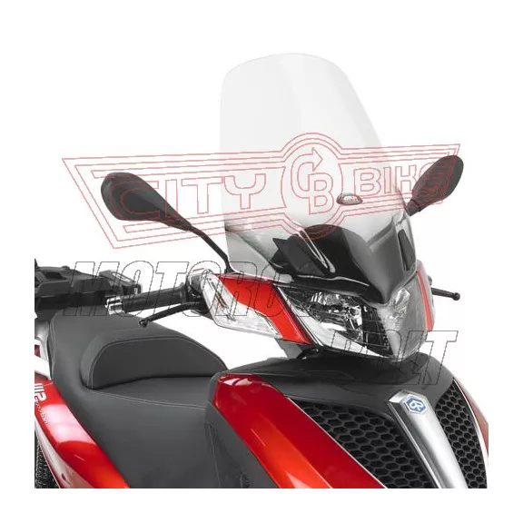 Plexi-szélvédő Piaggio MP3 Yourban 125-300 (11-18) GIVI Plexi-szélvédő Piaggio MP3 Yourban 125-300 (11-18) GIVI