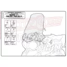 Plexi-szélvédő TARTÓ Triumph Tiger 800 / Tiger 800 XC / Tiger 800 XR (11-17) GIVI