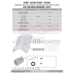   Plexi-szélvédő KTM 1290 Super Adventure R (2017-2018) / KTM 1290 Super Adventure S (2017) GIVI