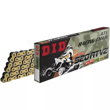   DID lánc 520 120 tagú ATV (QUAD) ARANY színű (Versenylánc)