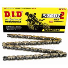 DID lánc 520 120 tagú DZ2 Erősített, ARANY színű
