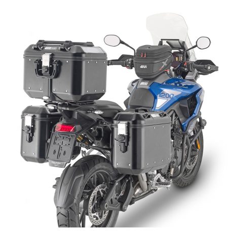 GIVI DLMK36B Trekker Dolomiti – 36L fekete alumínium MONOKEY oldaldoboz pár
