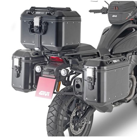 GIVI DLMK36B Trekker Dolomiti – 36L fekete alumínium MONOKEY oldaldoboz pár