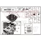 Csomagtartó platni BMW R 1200 RT (05-13) GIVI MonoKEY dobozhoz