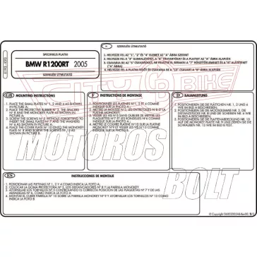   Csomagtartó platni BMW R 1200 RT (05-13) GIVI MonoKEY dobozhoz