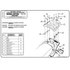 Csomagtartó platni Honda Africa Twin 750 (93-02) GIVI