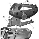 Csomagtartó platni Yamaha FJR 1300 (06-18) GIVI MonoLOCK dobozhoz