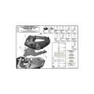 Csomagtartó platni Yamaha FJR 1300 (06-18) GIVI MonoLOCK dobozhoz