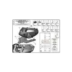  Csomagtartó platni Yamaha FJR 1300 (06-18) GIVI MonoLOCK dobozhoz