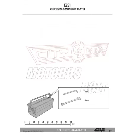 GIVI Platni MonoKEY dobozhoz (E251)