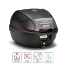 Givi E300N2B Monolock doboz - füst színű fényvisszaverővel– 30L, univerzális platnival