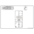 Csomagtartó platni Yamaha Majesty 400 (04-08) / Yamaha Majesty 400 (09-14) GIVI MonoLOCK dobozhoz