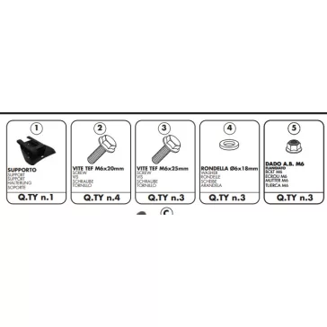   Csomagtartó platni Piaggio Beverly 125IE-300IE (10-18) / Piaggio Beverly 350 (12-18) GIVI