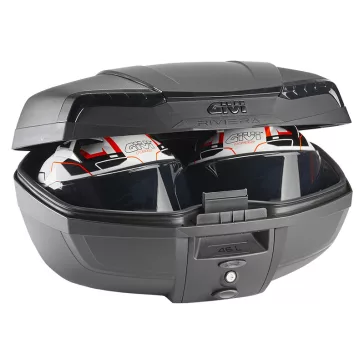   GIVI E46NB RIVIERA Topcase – 46L Vízálló Motoros Doboz | Univerzális MONOLOCK Rögzítéssel